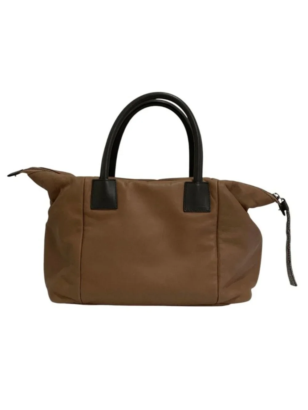Brunello Cucinelli Moni Refasuna Tote Brown